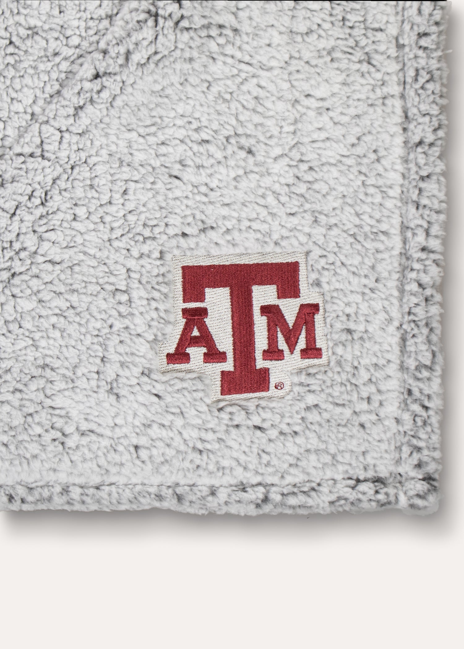 Texas A&M Grey Sherpa Blanket
