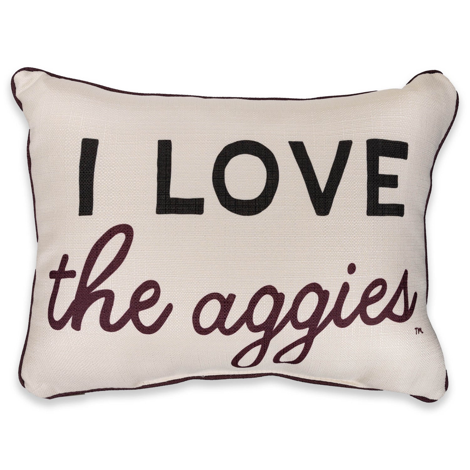 Aggies Love Pillow