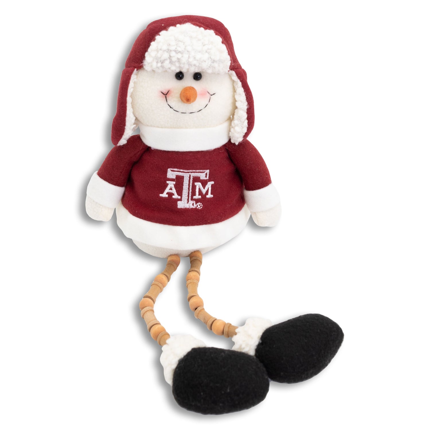Texas A&M Bead Leg Snowman