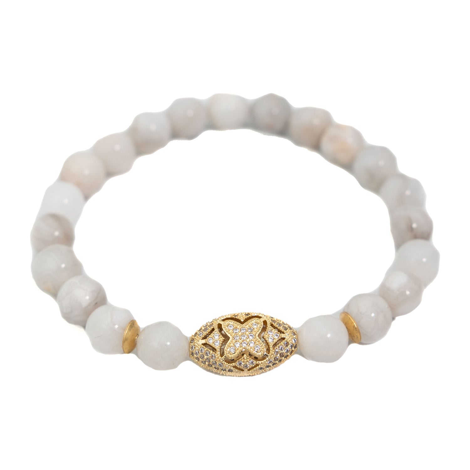 White Gold Pave Bracelet