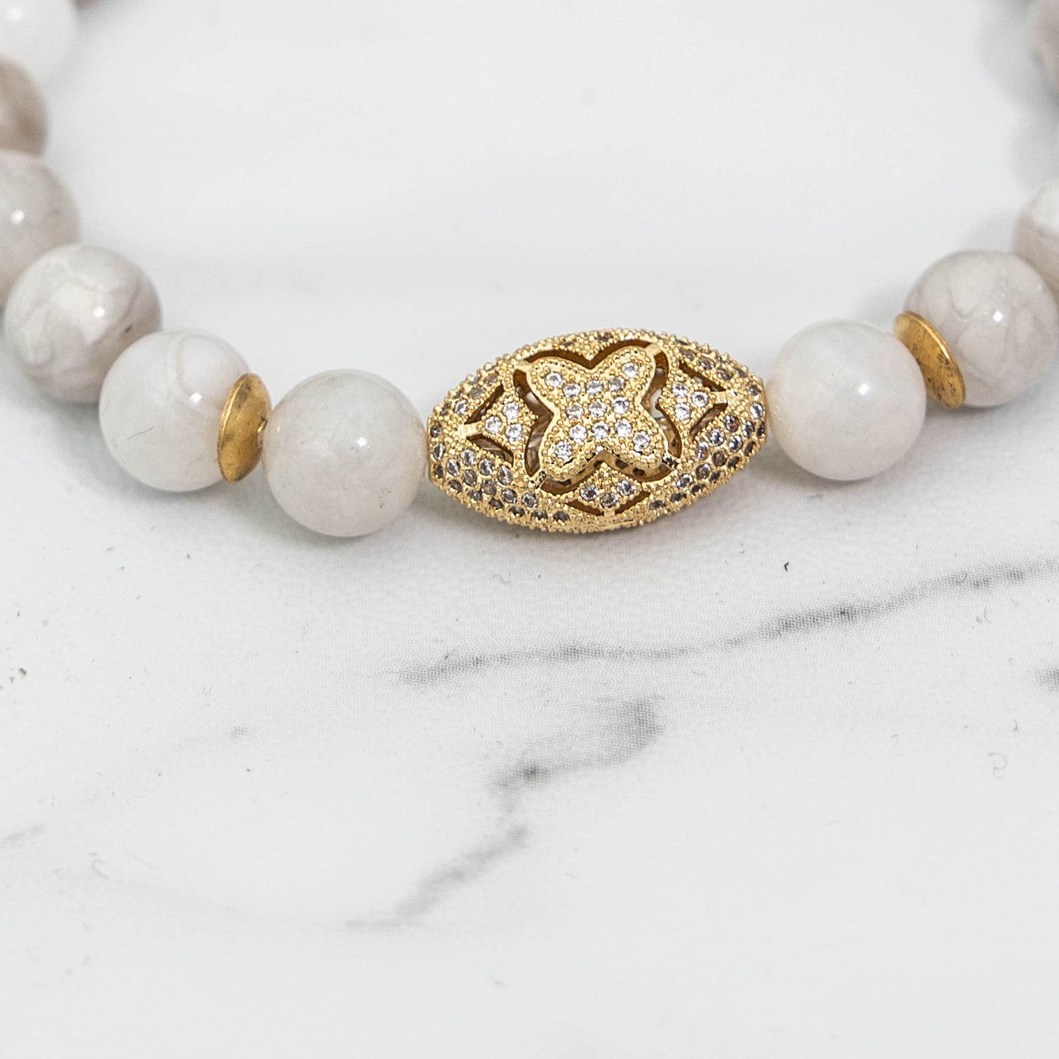 White Gold Pave Bracelet
