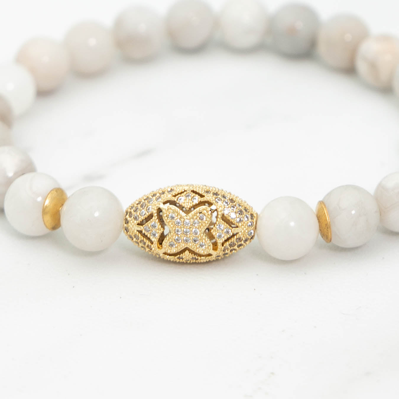 White Gold Pave Bracelet