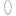 Red Garnet Gold Whoop! Necklace
