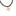 Red Garnet Gold Whoop! Necklace