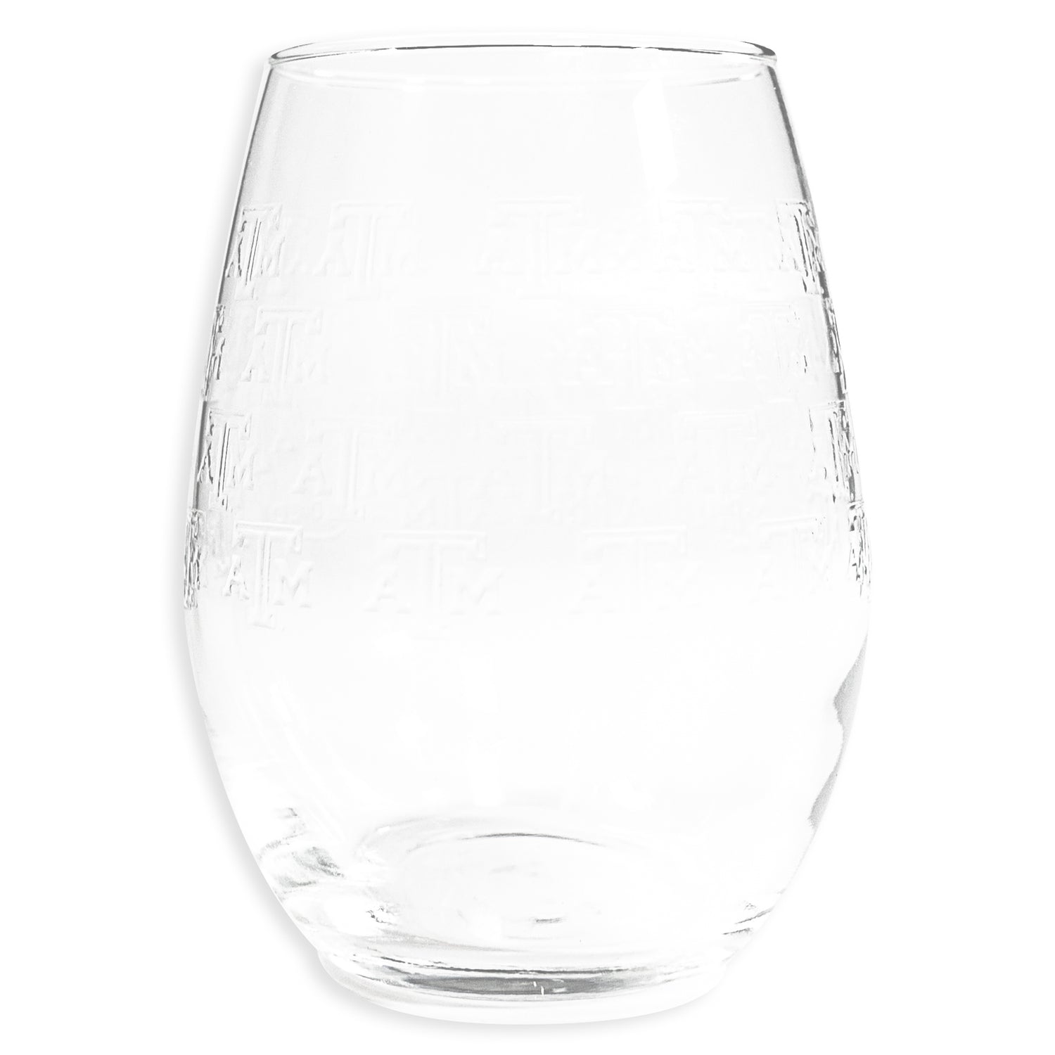 Texas A&M Stemless Wine Glass
