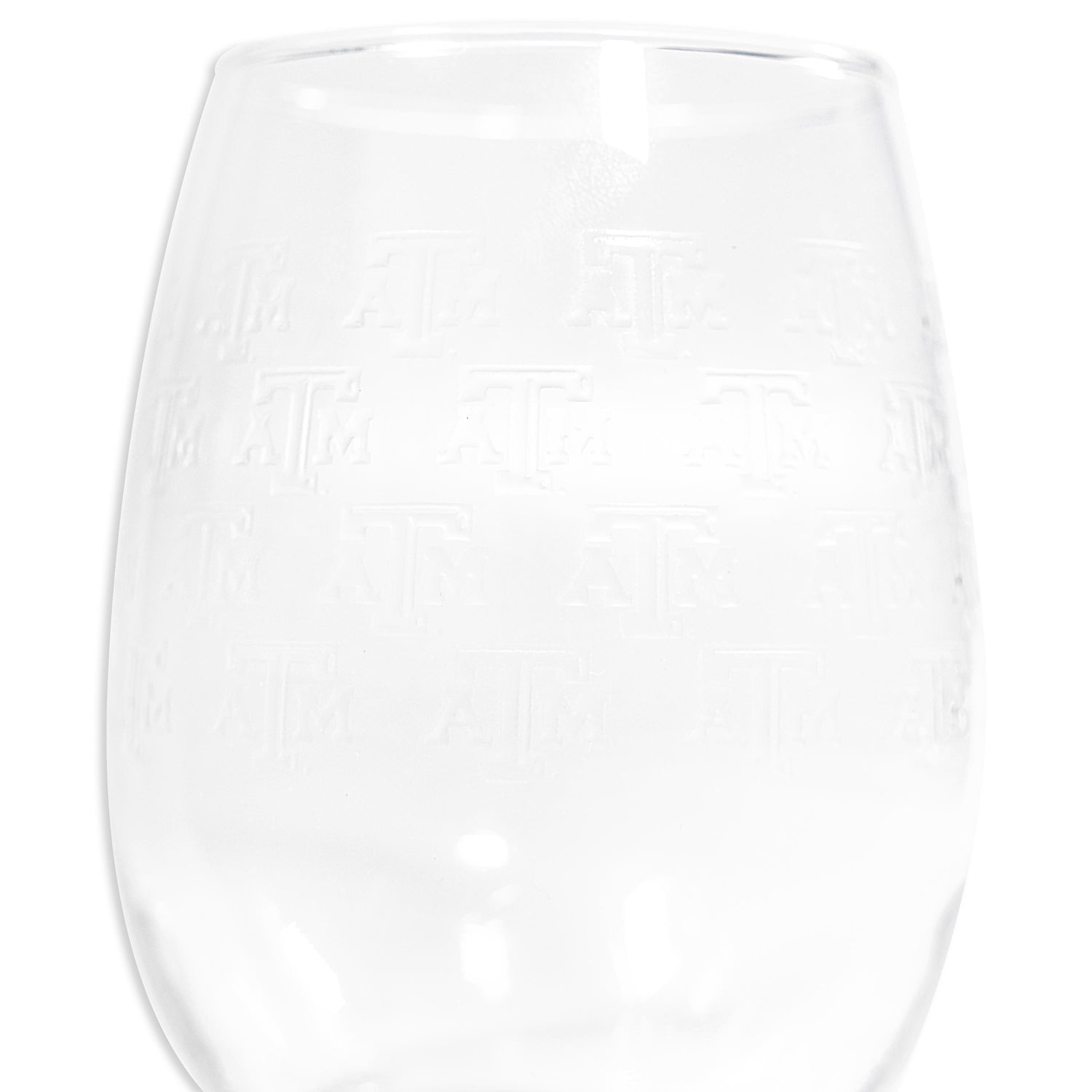 Texas A&M Stemless Wine Glass