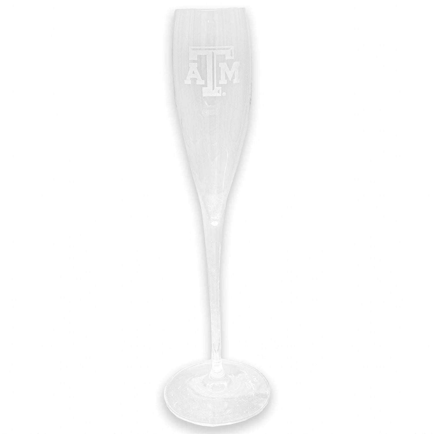 Texas A&M Luigi Bormioli 10 Oz Titanium Toasting Flute