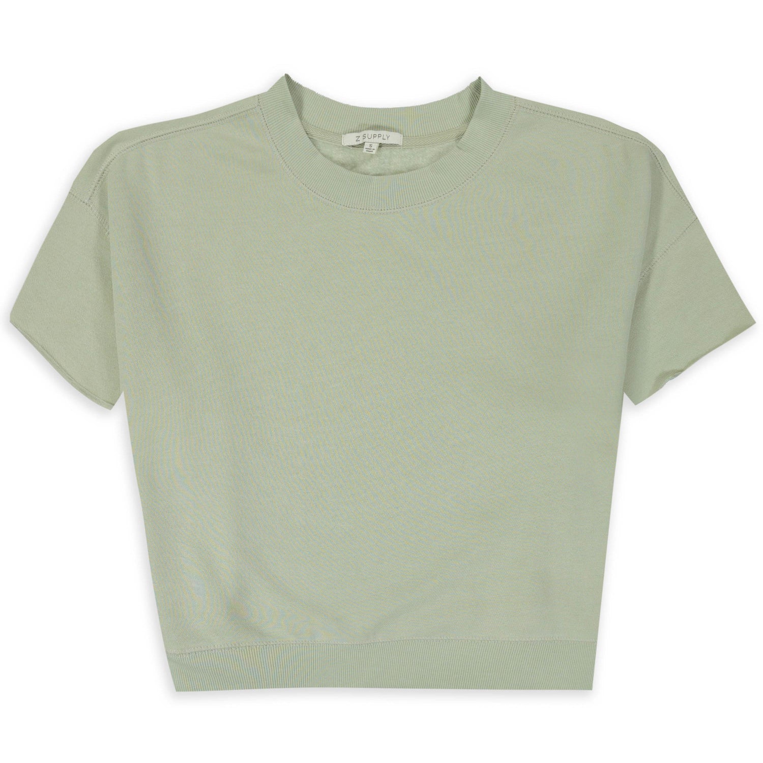 Adah Fleece Short Sleeve Top