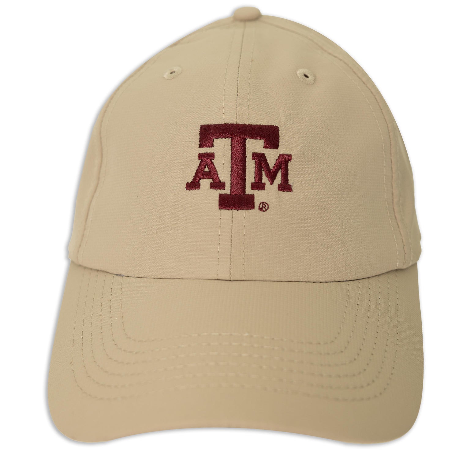Texas A&M Adjustable Block Atm Khaki Performance Cap