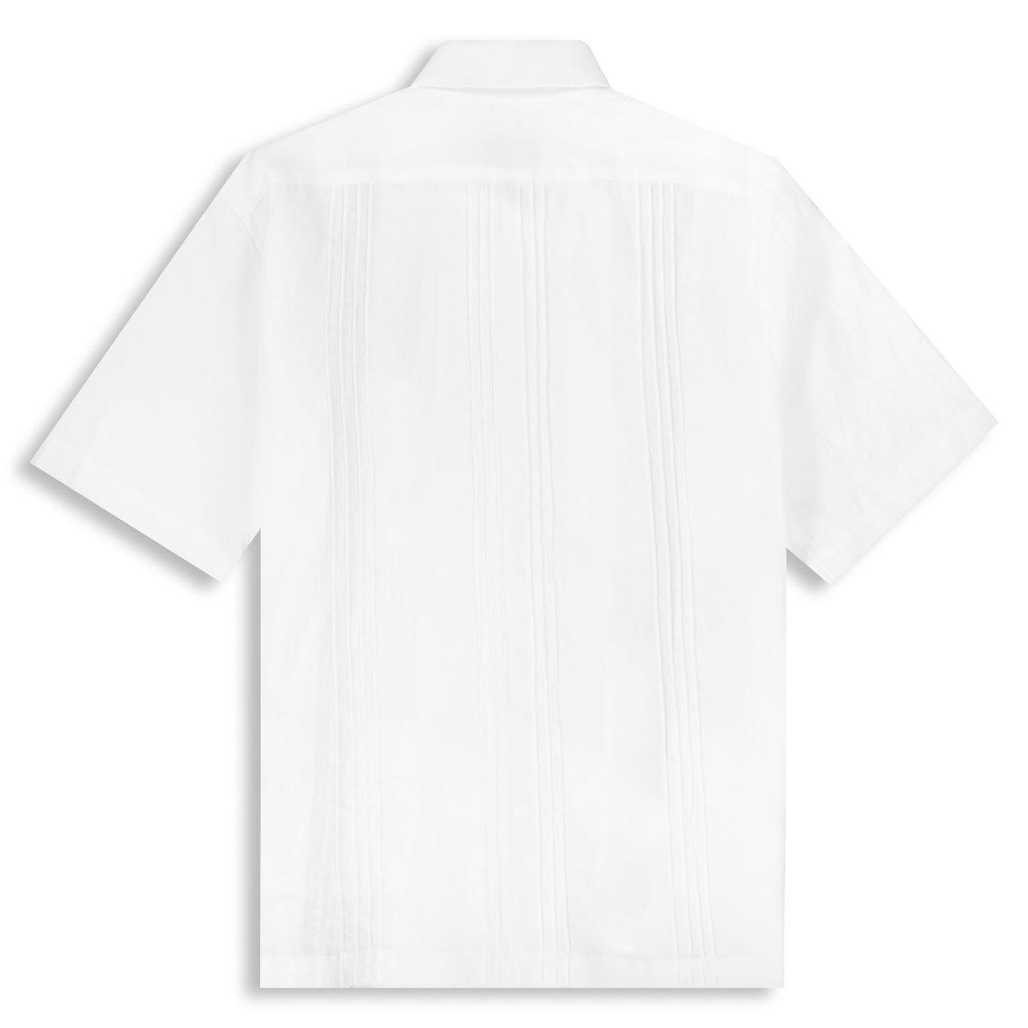 White Linen Short Sleeve Button Down