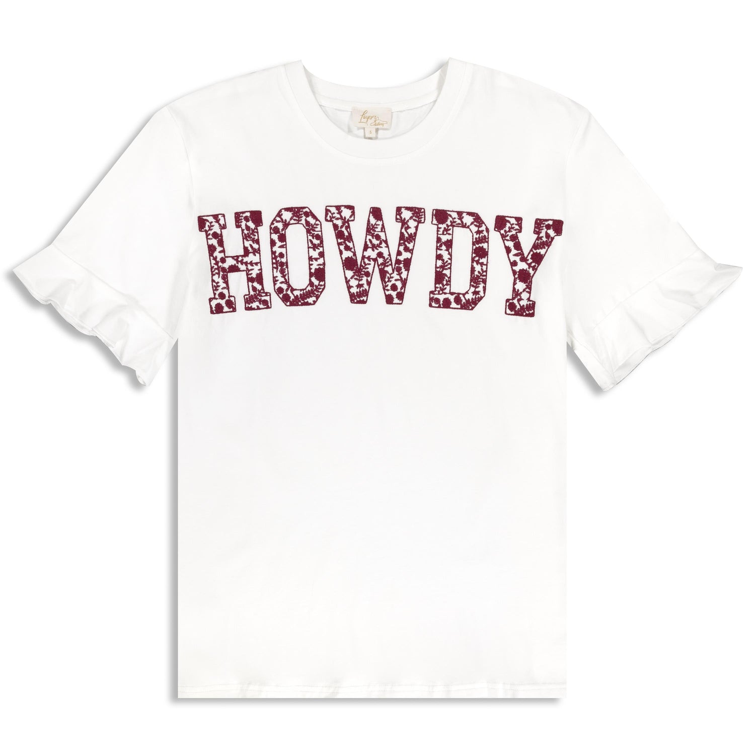 Howdy Embroidered Tee