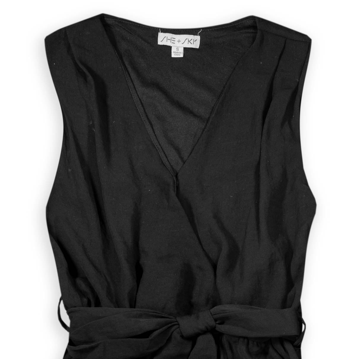 Sleeveless Woven Jumpsuit