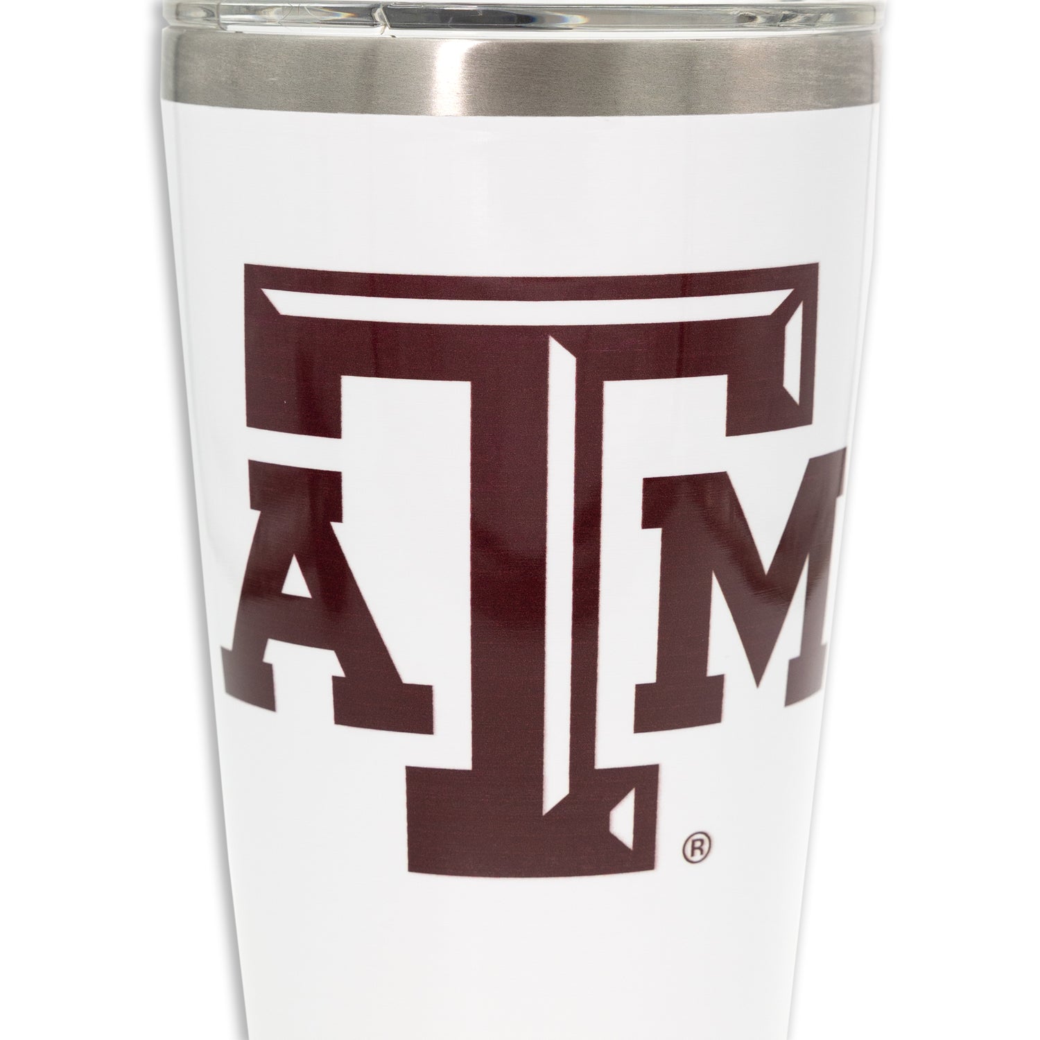 Texas A&M Aggies 30oz White Tumbler