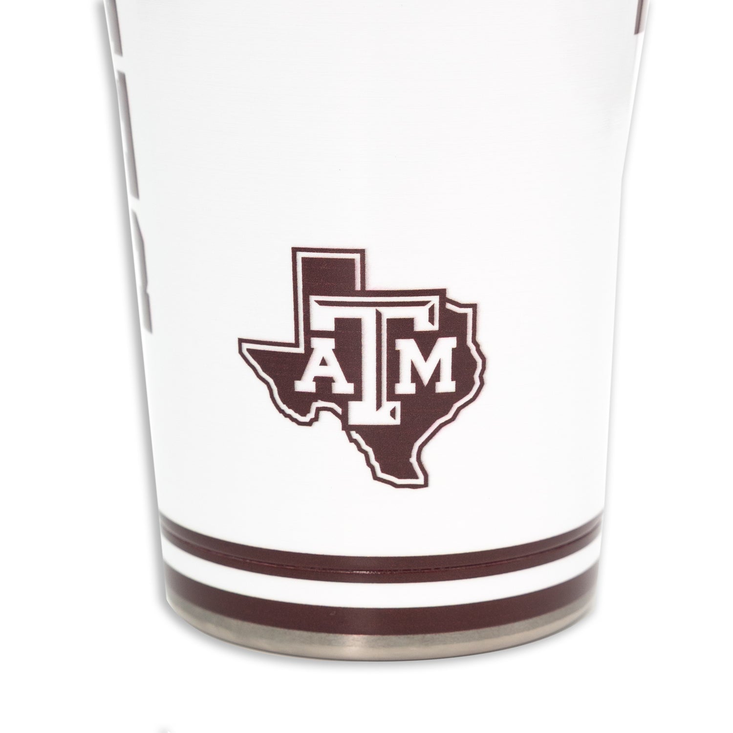 Texas A&M Aggies 30oz White Tumbler