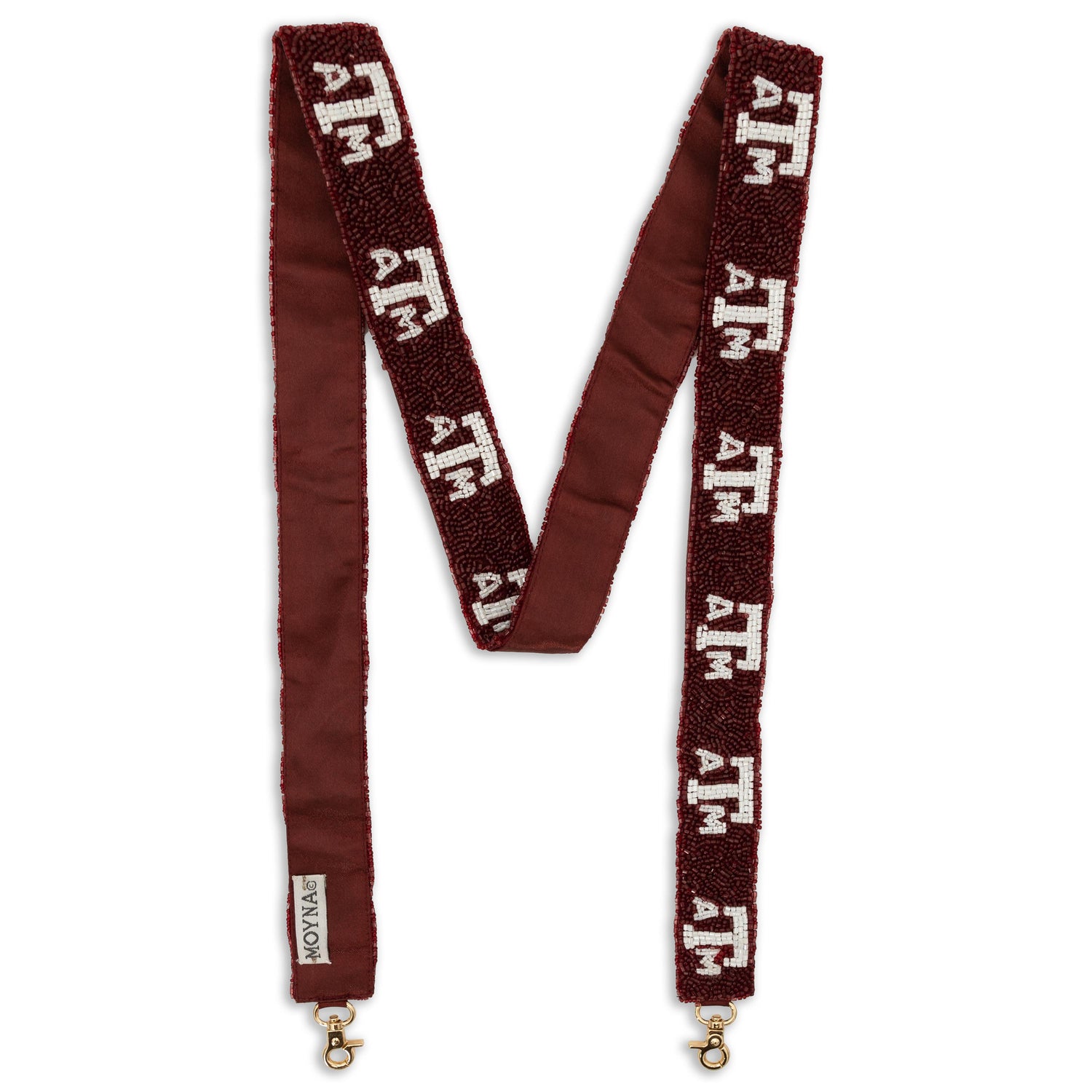 TXST Beaded Purse Strap