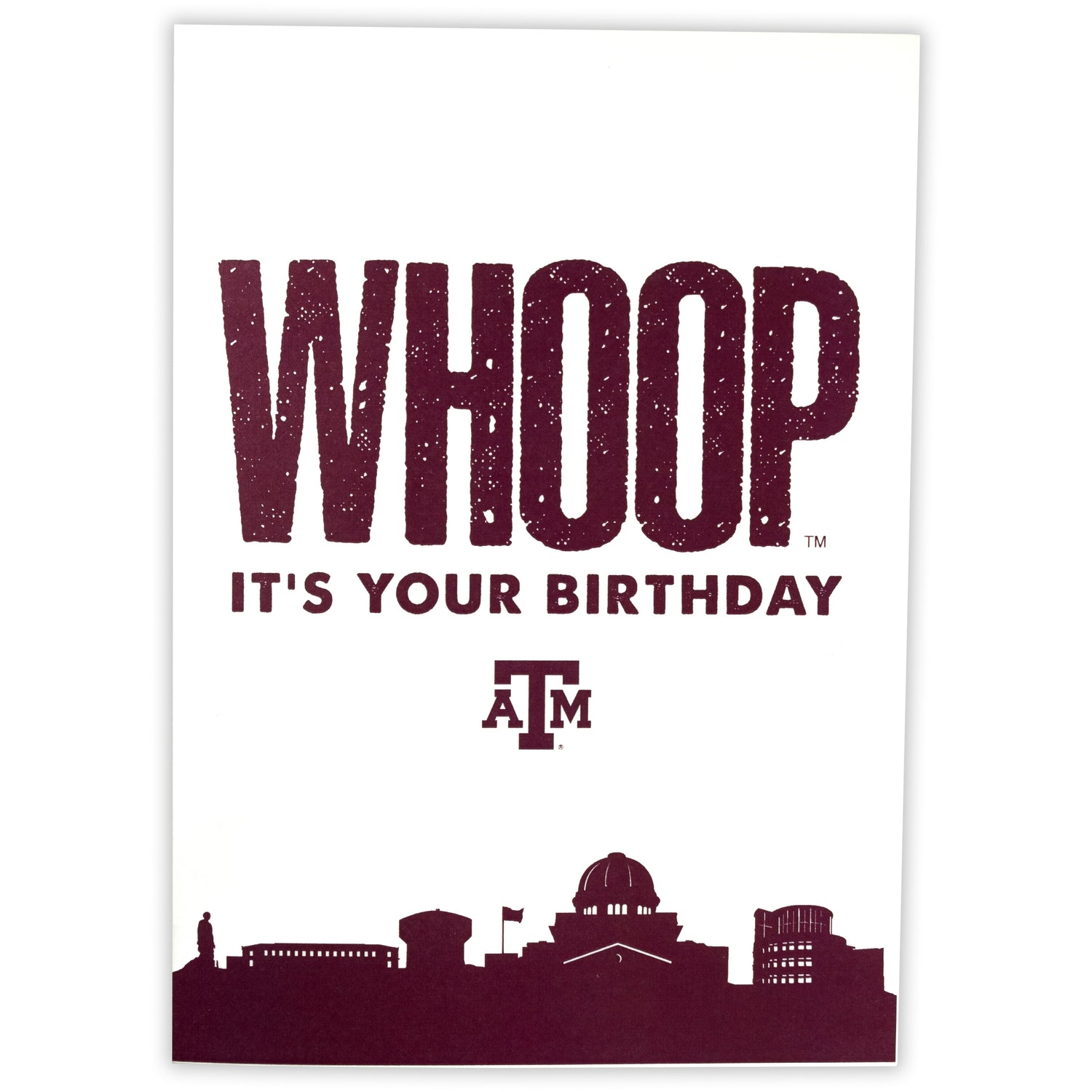 Texas A&M Whoop Birthday Card