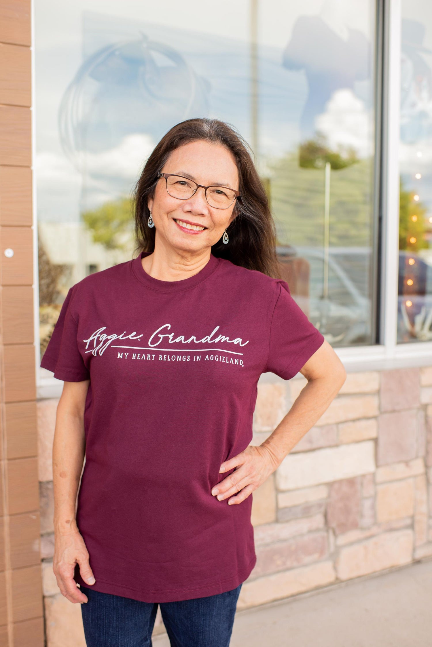 Grandma Heart Belongs Aggieland
