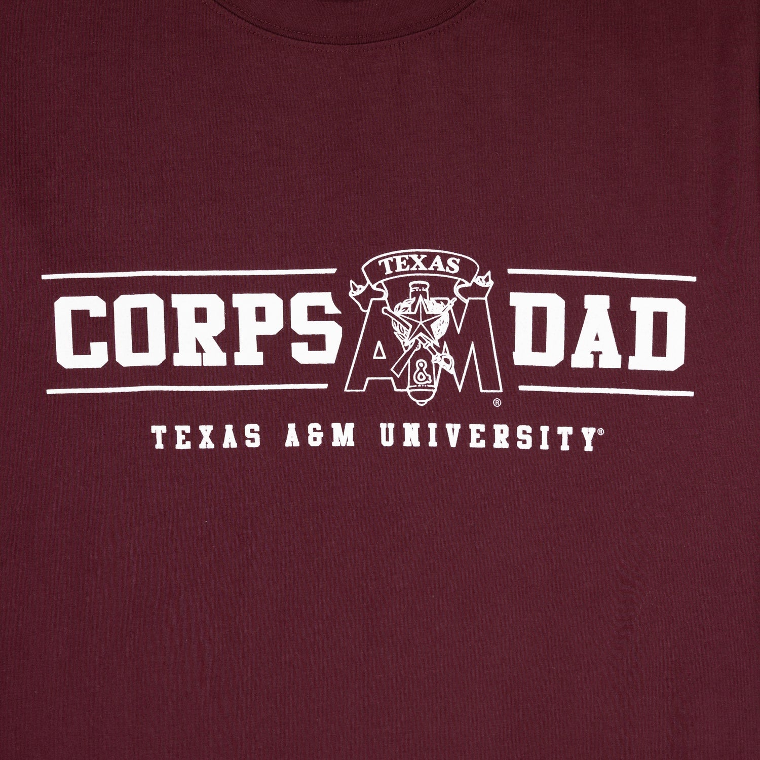 Texas A&M Corps Dad Maroon T-Shirt