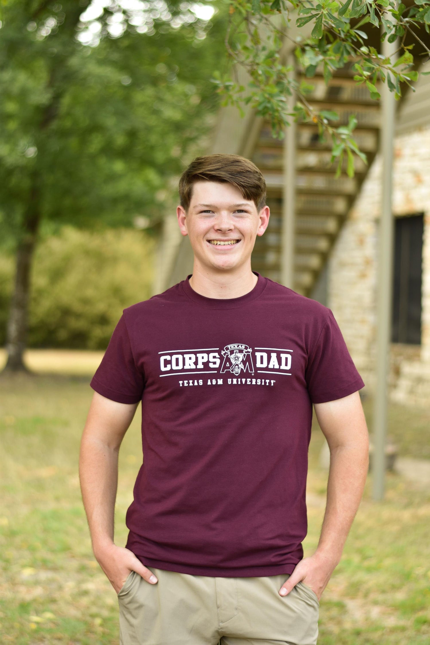 Texas A&M Corps Dad Maroon T-Shirt