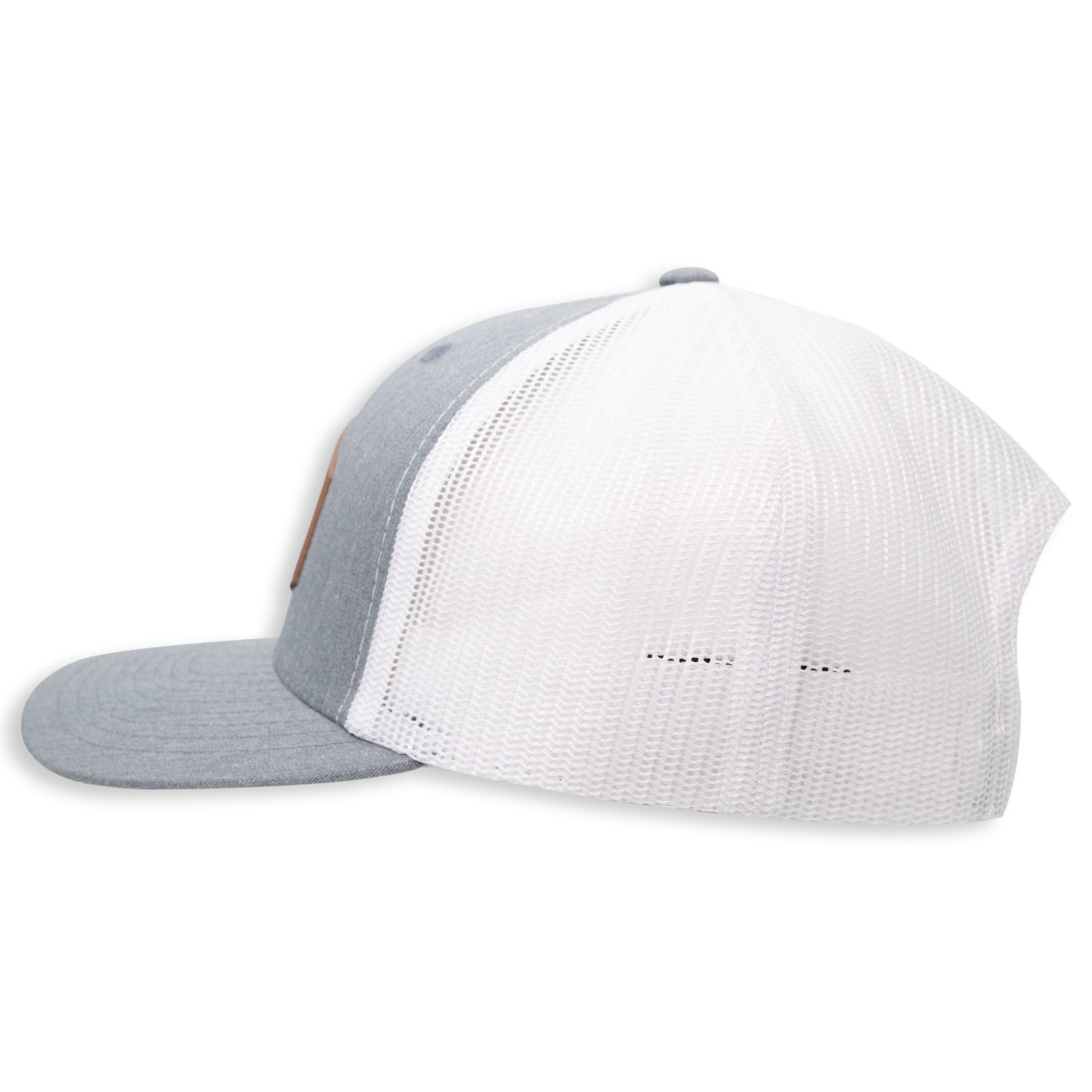 Saw 'Em Off Leather Patch Grey Cap