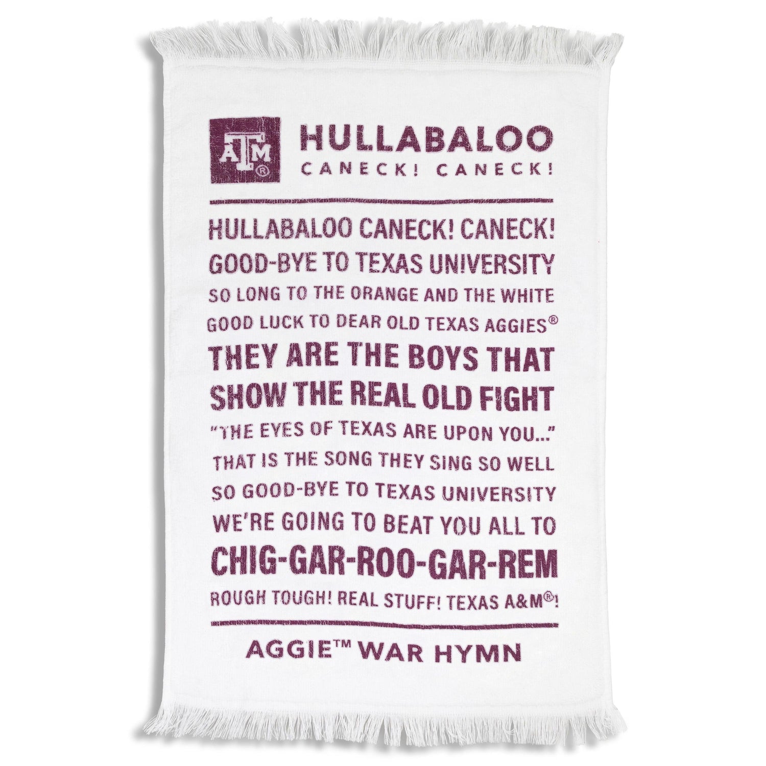 Texas A&M War Hymn Towel