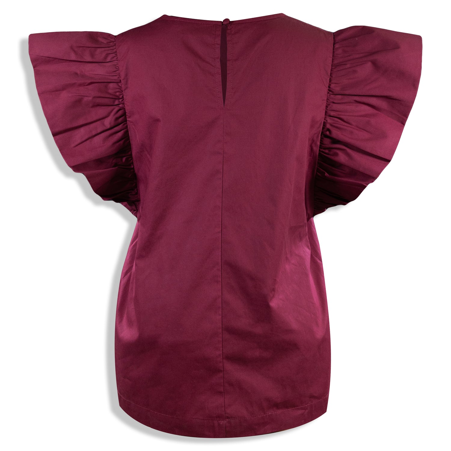 Ruffle Sleeve Blouse