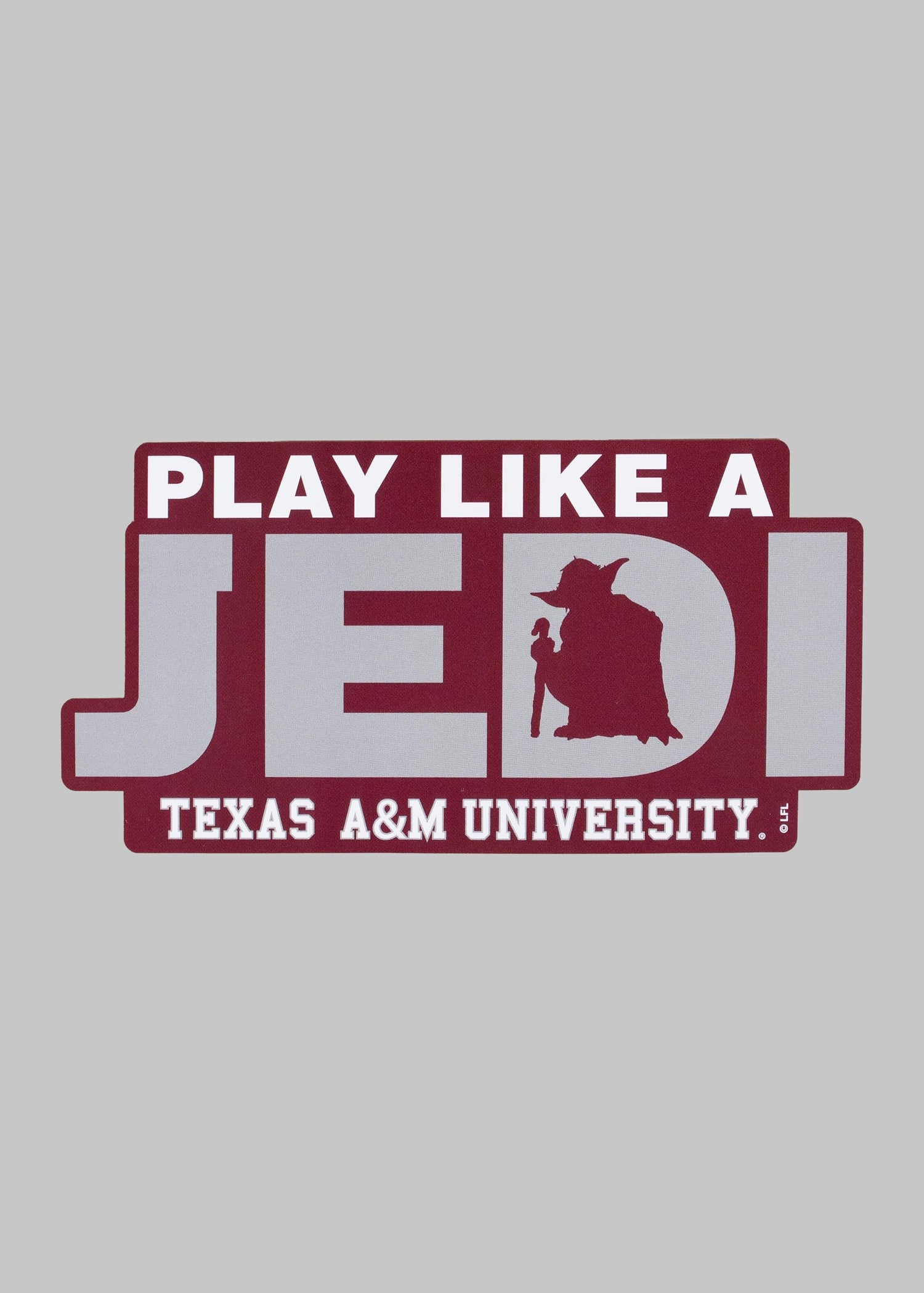 Aggies/Star Wars Darth Vader & Yoda Decal