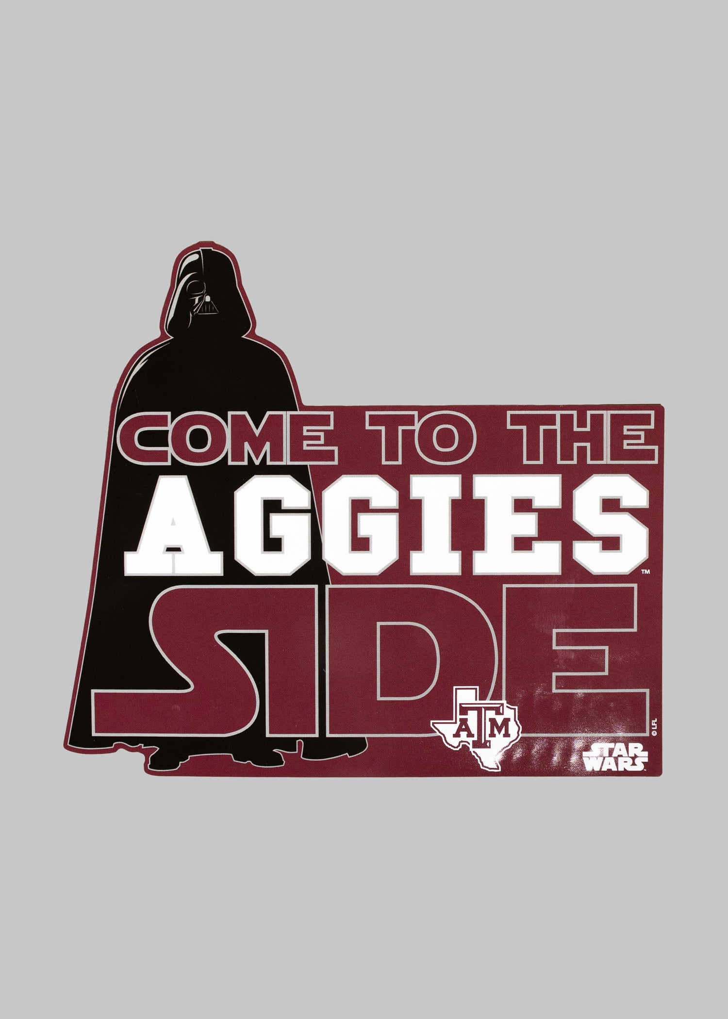 Aggies/Star Wars Darth Vader & Yoda Decal