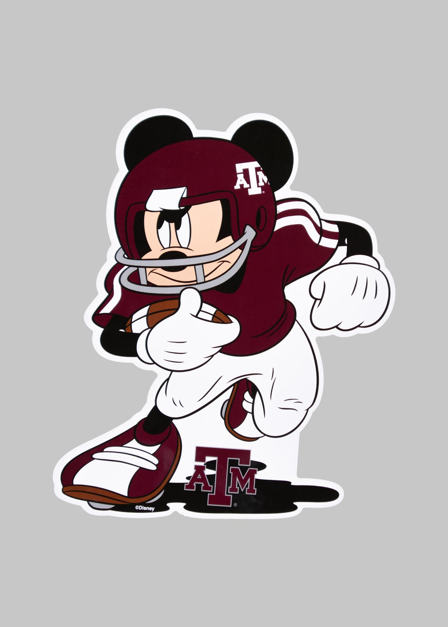 Aggies/Disney Mickey Mouse Football Decal