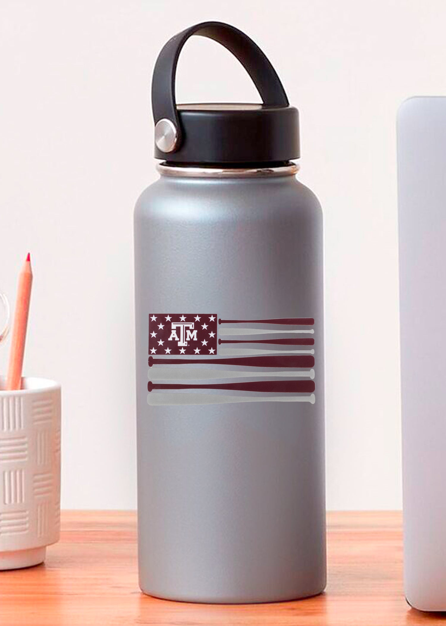 Aggies Patriotic Bats Multi-Use Decal