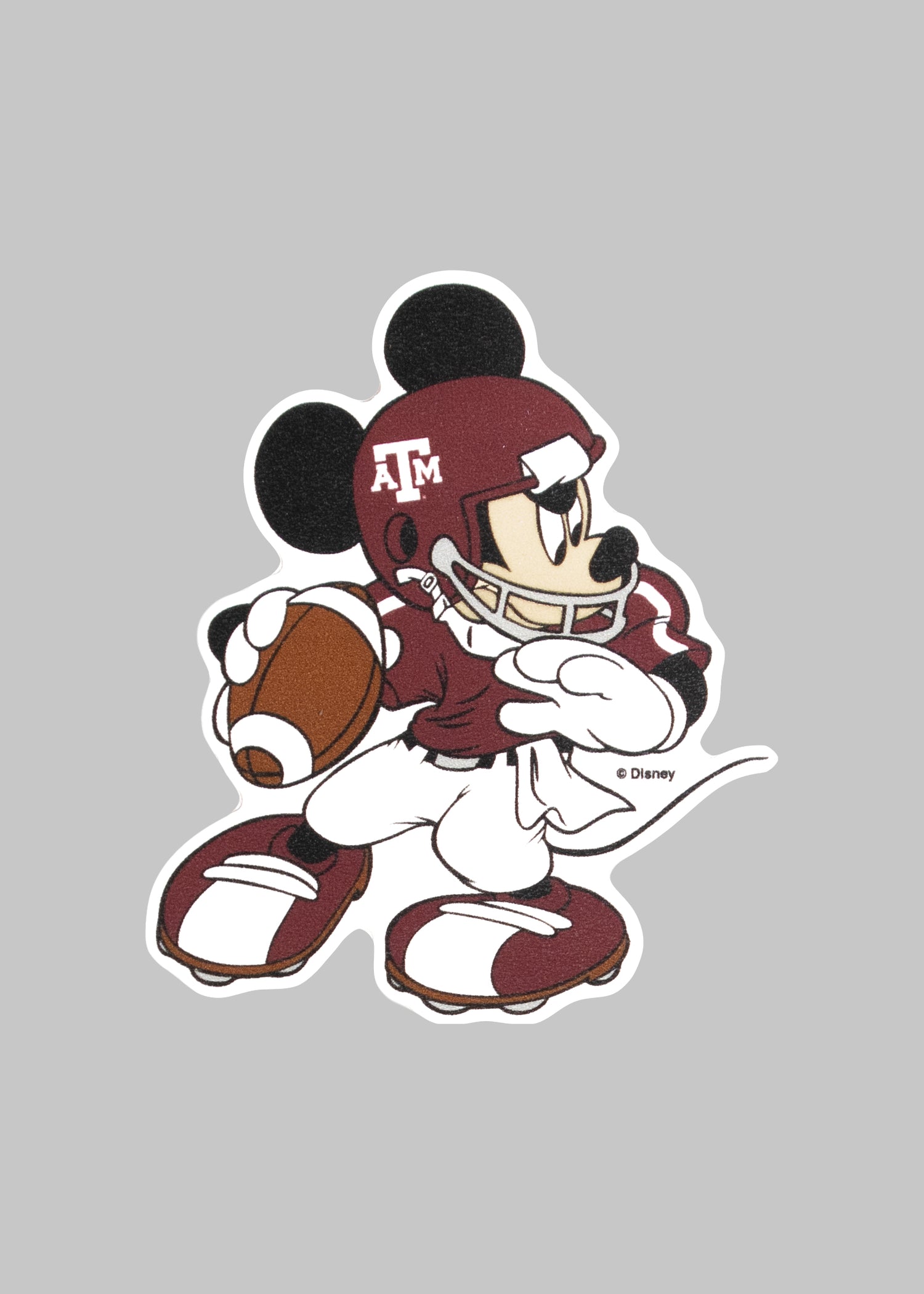 Disney/ Aggie Football Perfect Cut Decal Set Of Two