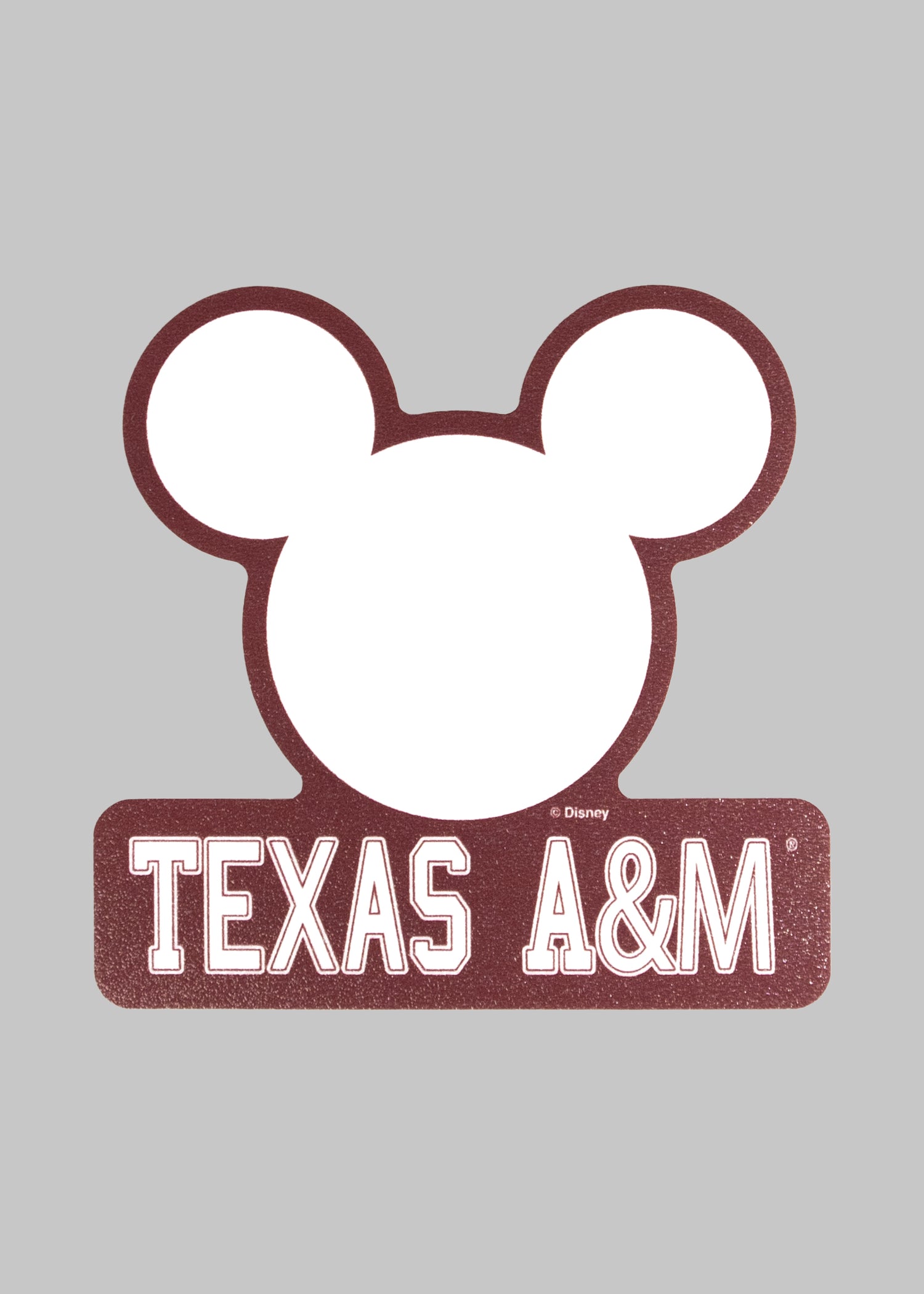 Disney/ Aggie Football Perfect Cut Decal Set Of Two