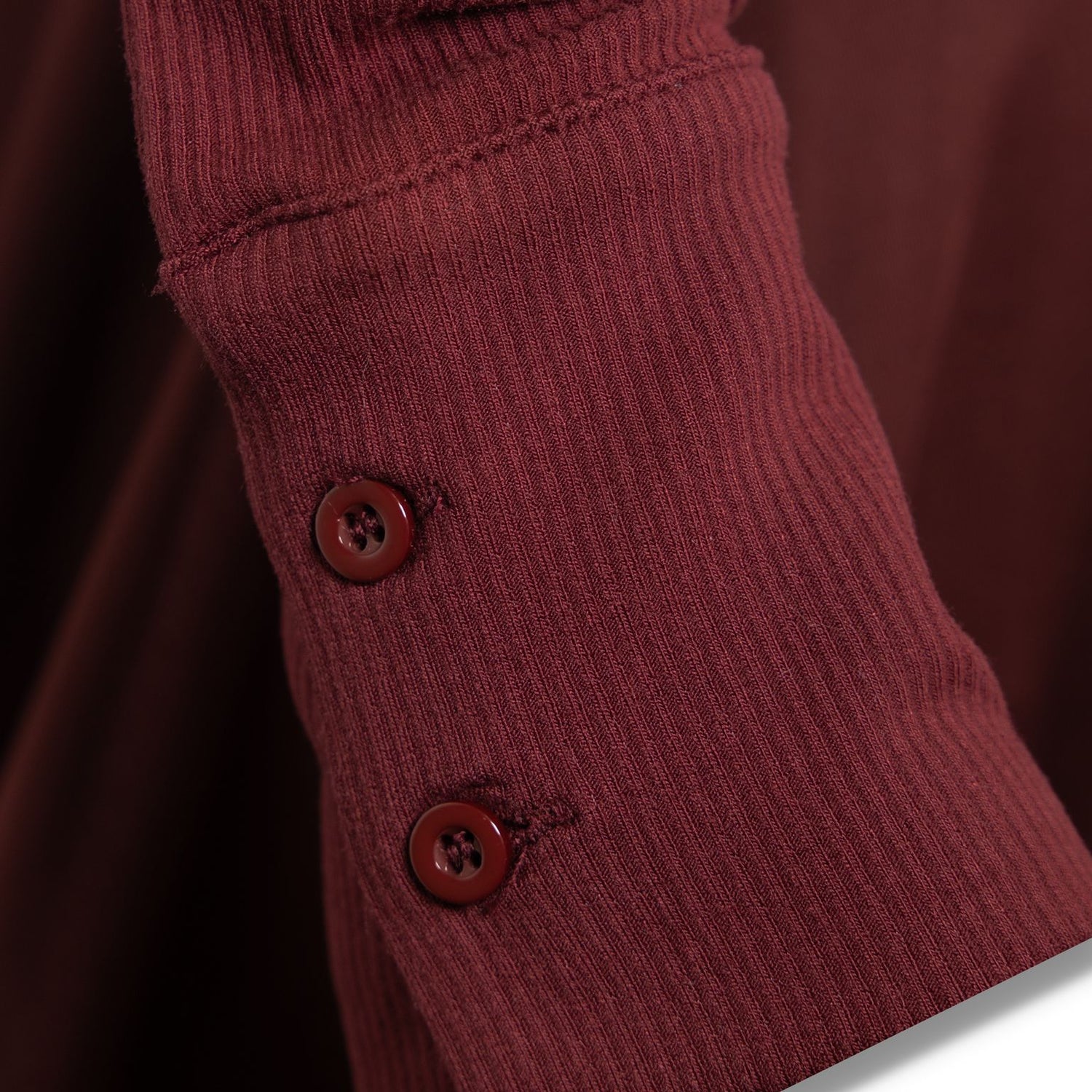 Collar Maroon Button Down Crop