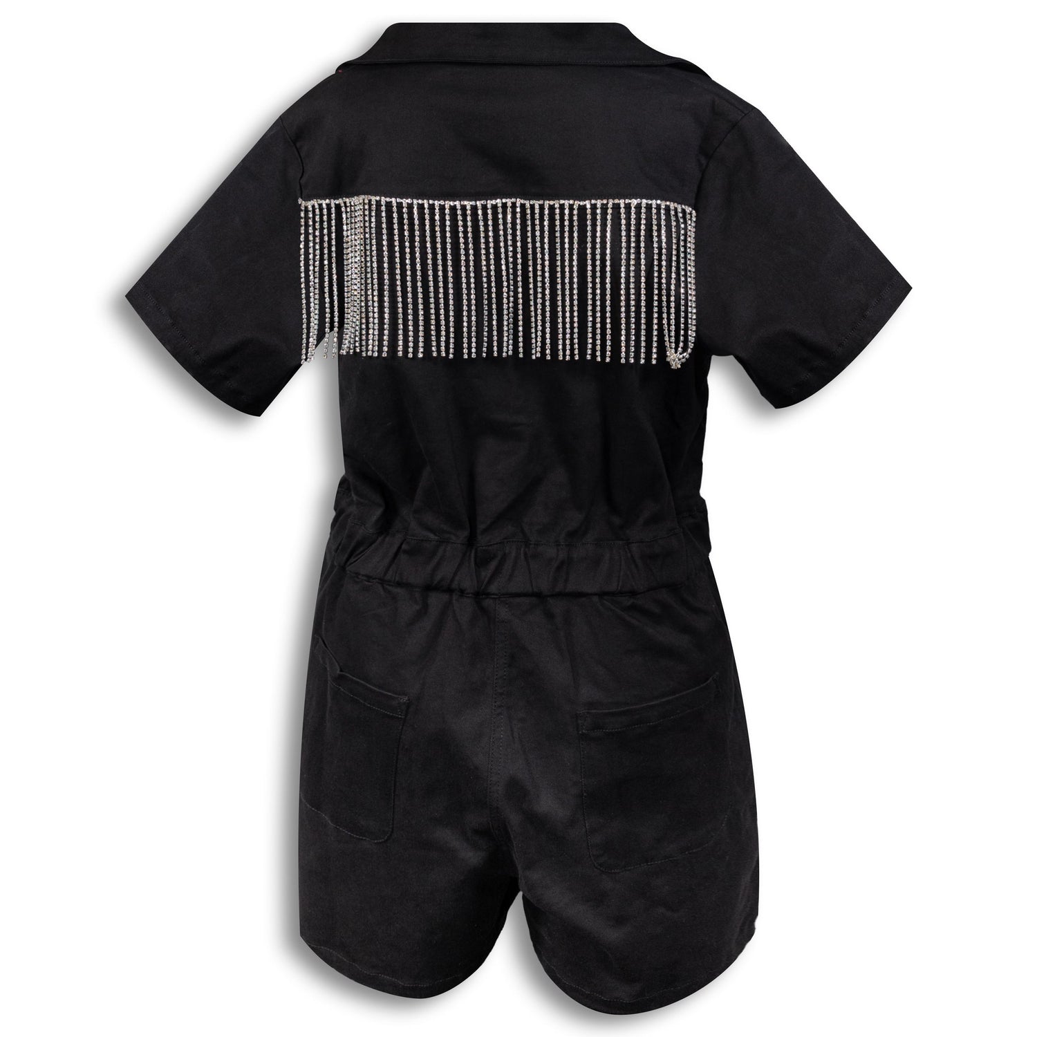 Fringe Rhinestone Romper