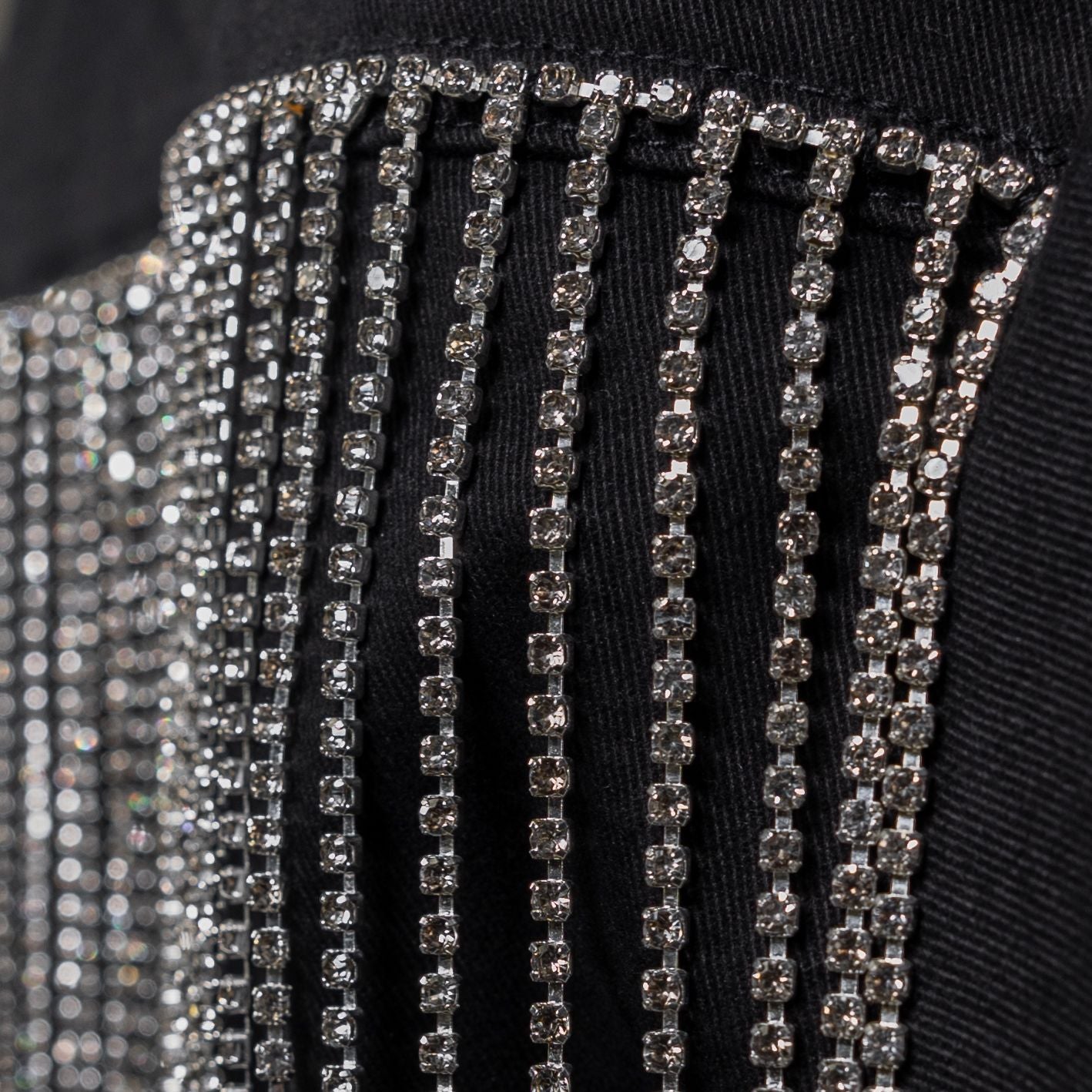 Fringe Rhinestone Romper