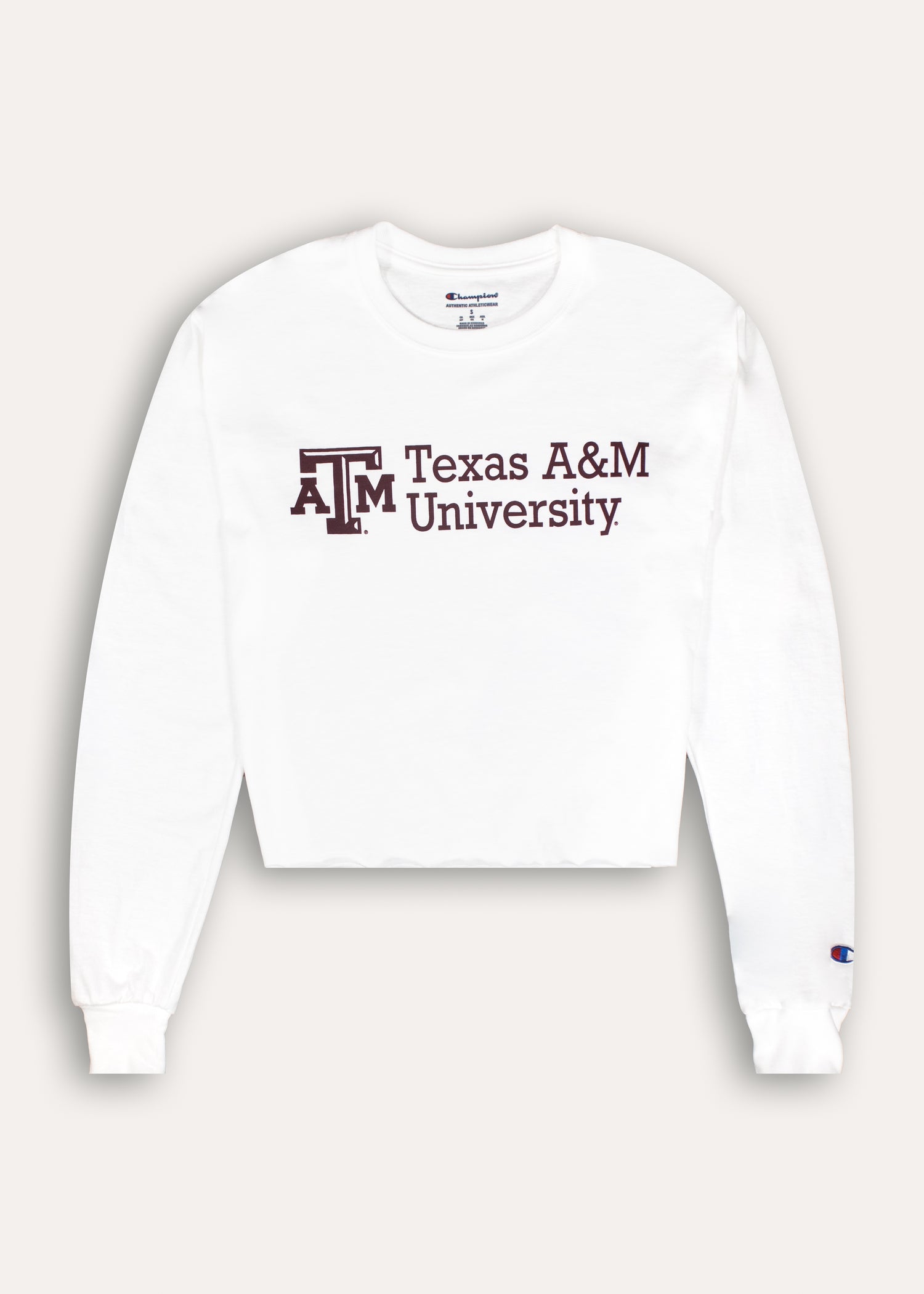 Boyfriend Cropped Long Sleeve