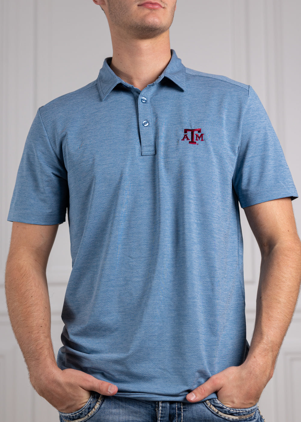 Texas A&M Travis Mathew Heating Up Blue Polo