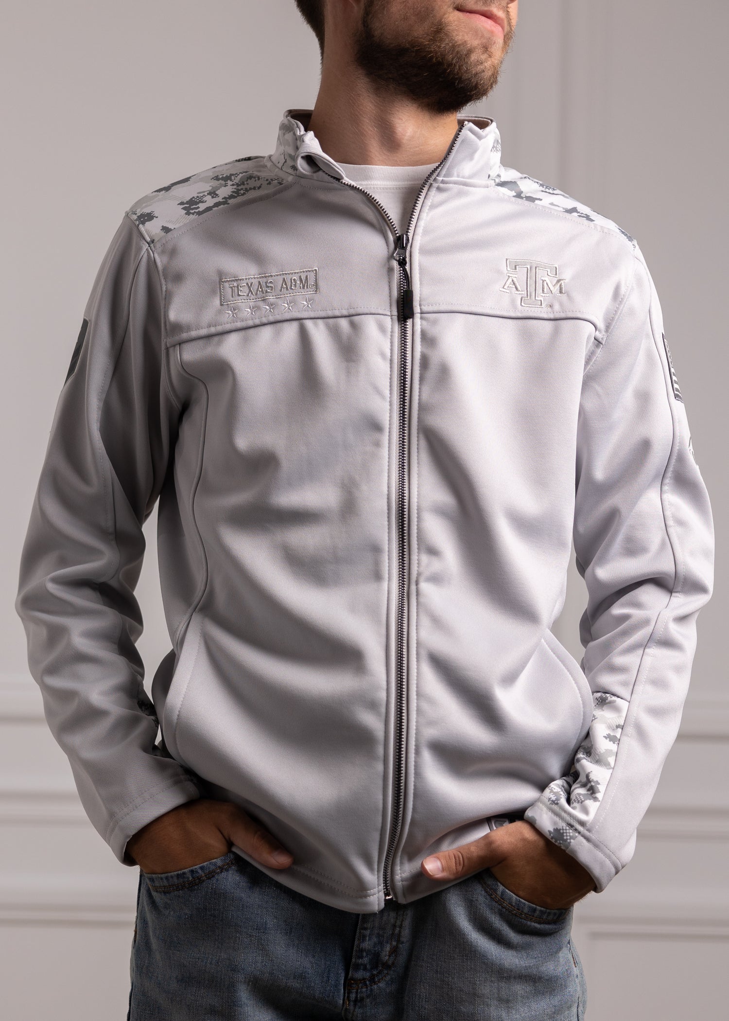 Texas A&M Colosseum Camo Duke Full Zip Jacket