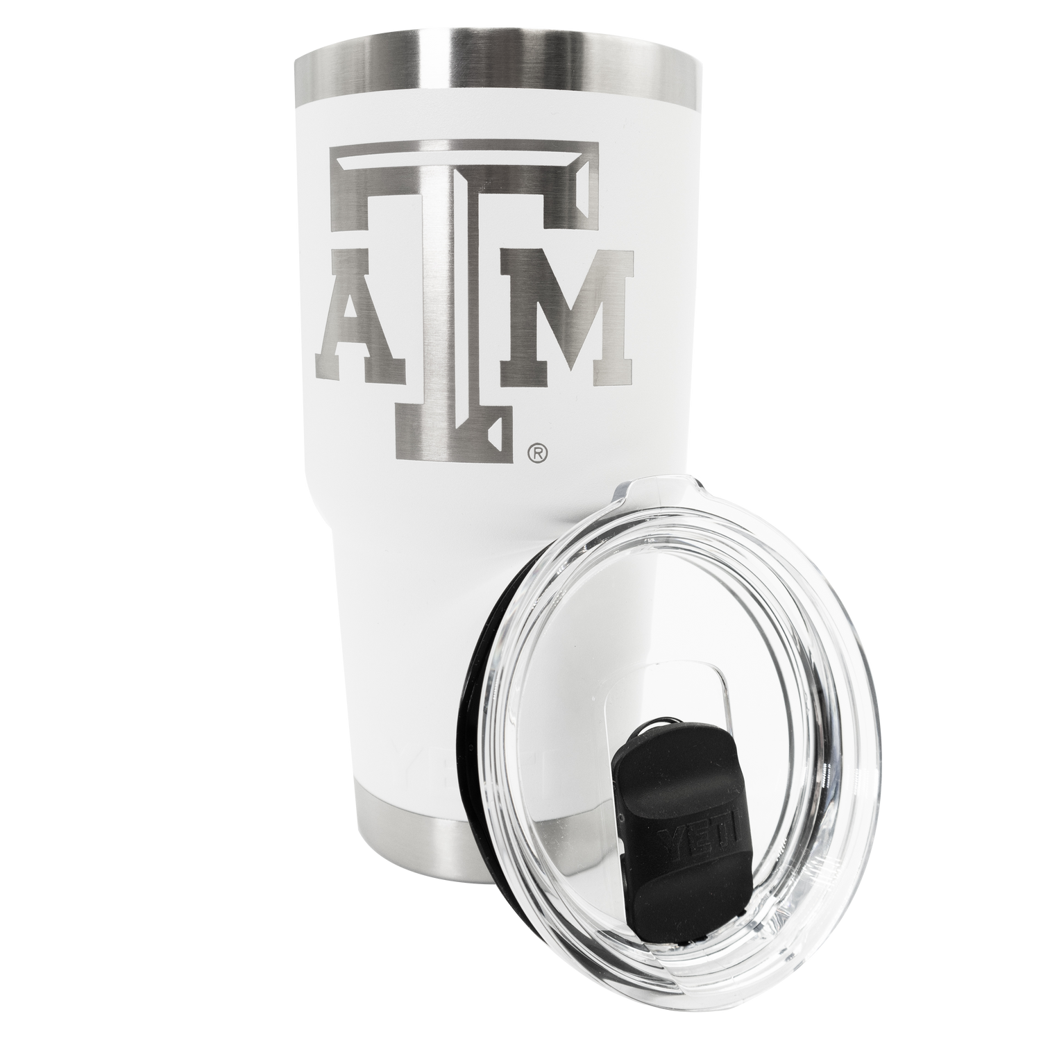 Texas A&M Yeti 30Oz White Tumbler